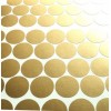 Gold Polka Dots Spot Wall Sticker